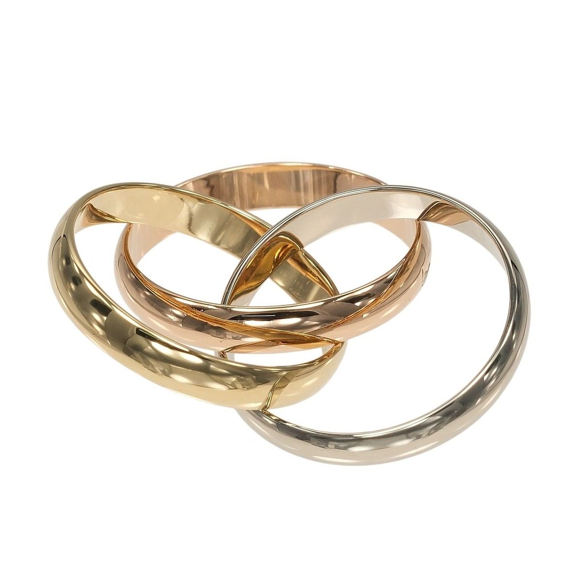 Cartier Trinity mm Band 18k Gold Ring — view 7