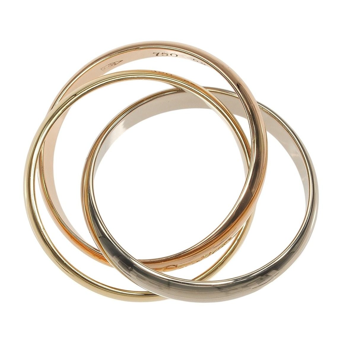 Cartier Trinity mm Band 18k Gold Ring — view 8