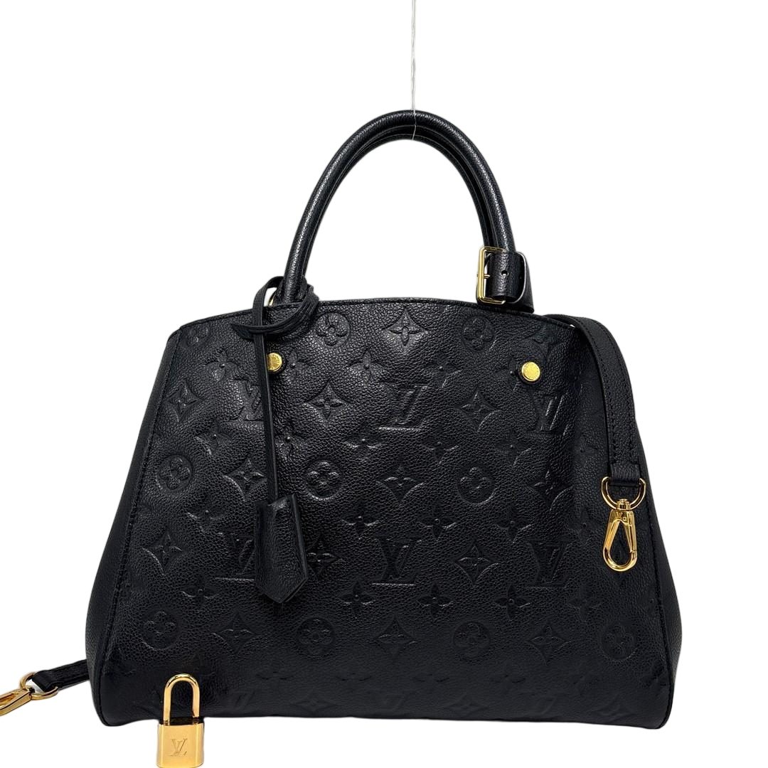 Louis Vuitton Monogram Empreinte Montaigne MM Handle Handbag