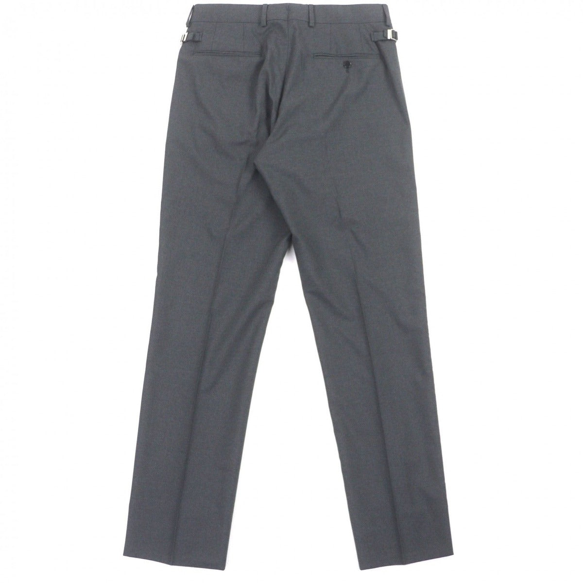 Louis Vuitton Gaston Wool Cotton LV Embroidery Pants Slacks Gray — view 2