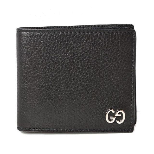 Gucci Wallet Fold Dorian Black Calf Leather — view 4