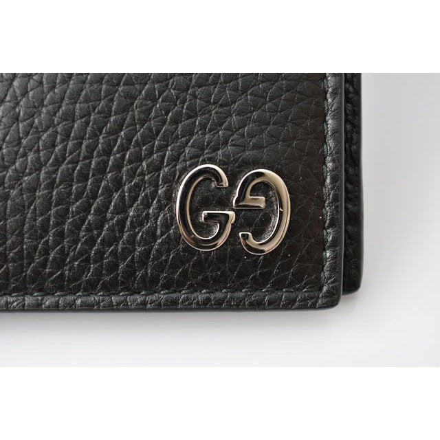 Gucci Wallet Fold Dorian Black Calf Leather — view 8