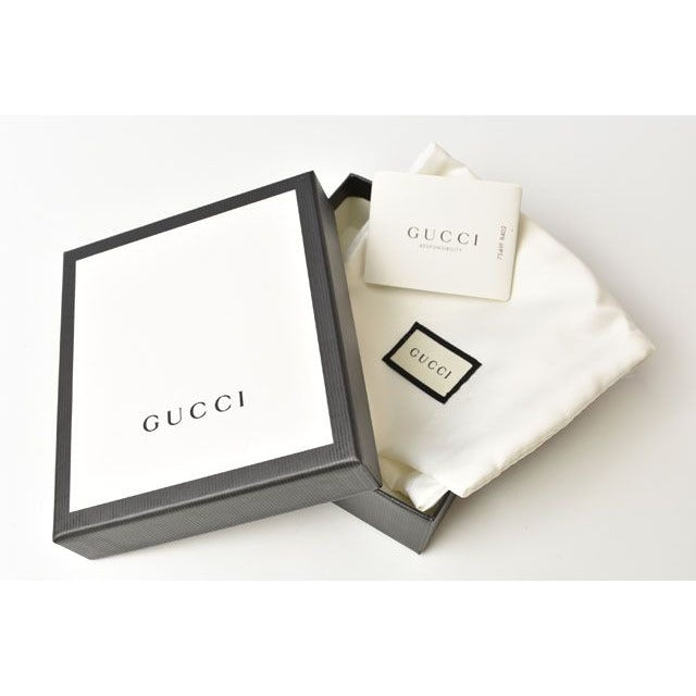 Gucci Wallet Fold Dorian Black Calf Leather — view 9