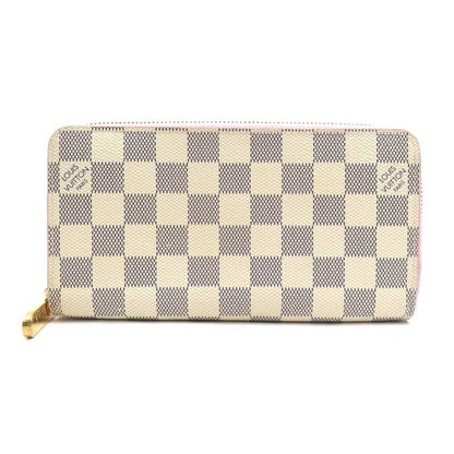 Louis Vuitton Round Zipper Long Wallet Damier Azur Zippy