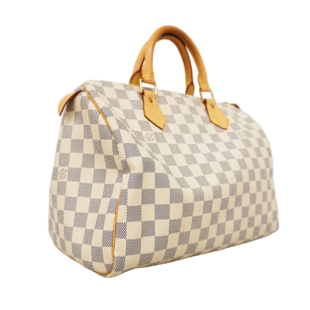 Louis Vuitton Handbag Damier Azur Speedy 30 White — view 2