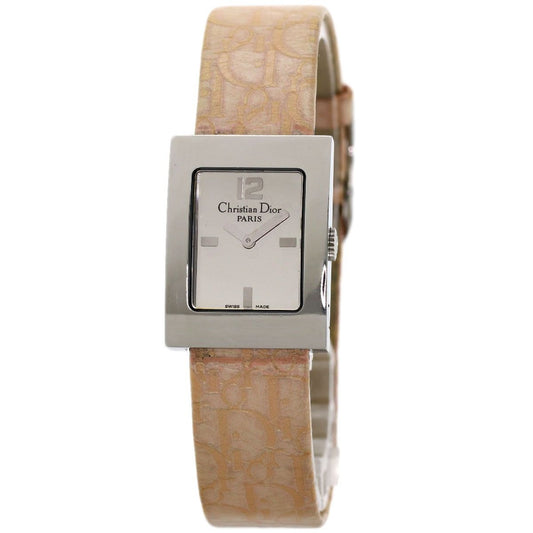 Dior Christian Maris Watch SS Leather