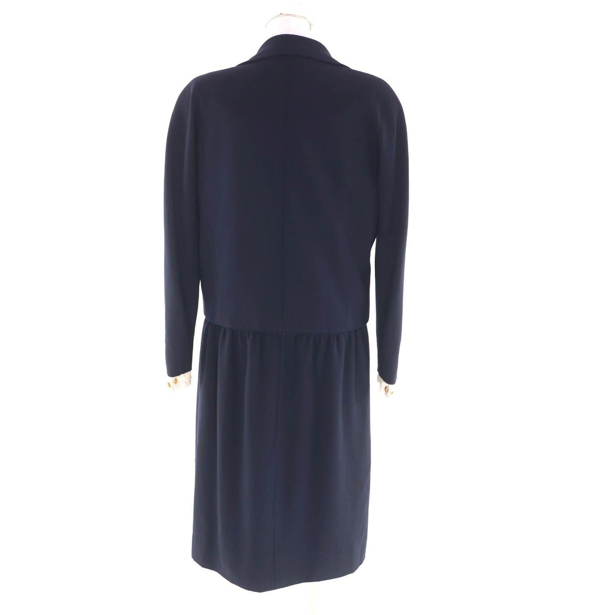 Chanel Vintage Wool 100% Coco Button Jacket Dress 2 Piece — view 3