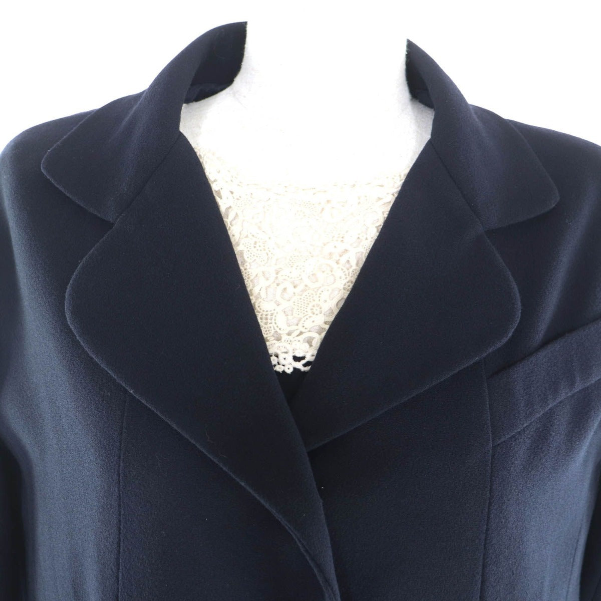 Chanel Vintage Wool 100% Coco Button Jacket Dress 2 Piece — view 4