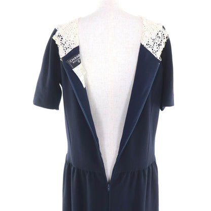 Chanel Vintage Wool 100% Coco Button Jacket Dress 2 Piece — view 10