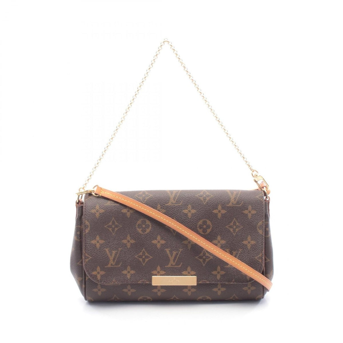Louis Vuitton Handbag Favorite MM Canvas Leather