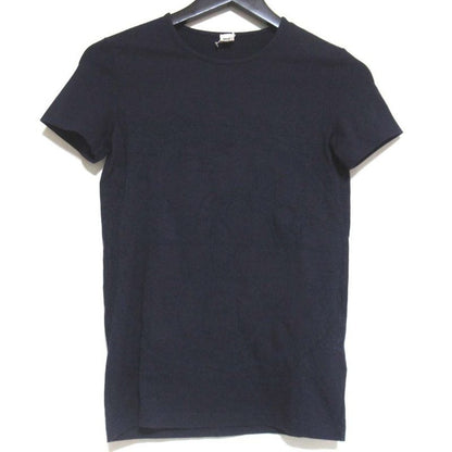 Hermes Exlibris Short Sleeve Crew Neck T-Shirt Size 34 Navy