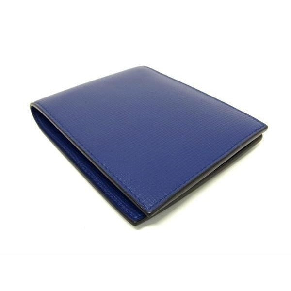 Cartier Diamond Leather Bifold Wallet Card Holder Navy Ax3846 — view 2