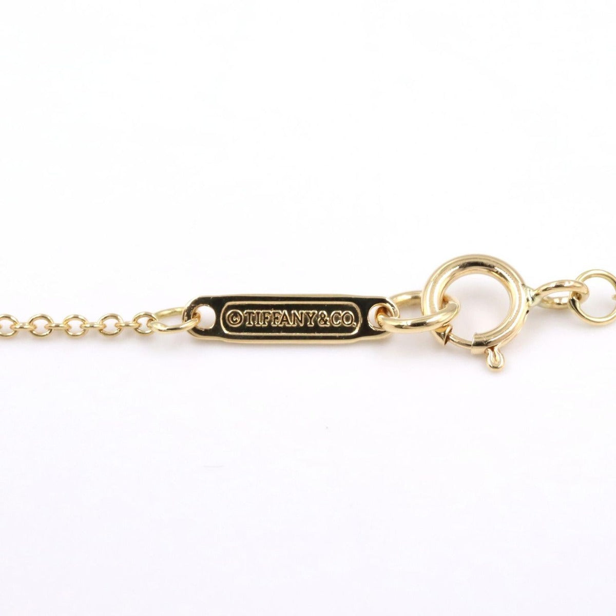 Tiffany & Co Necklace Round Lock 18k Diamond — view 4