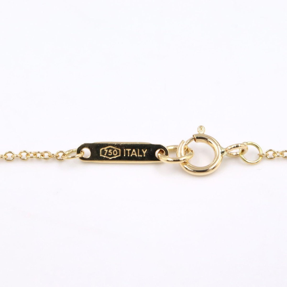 Tiffany & Co Necklace Round Lock 18k Diamond — view 5