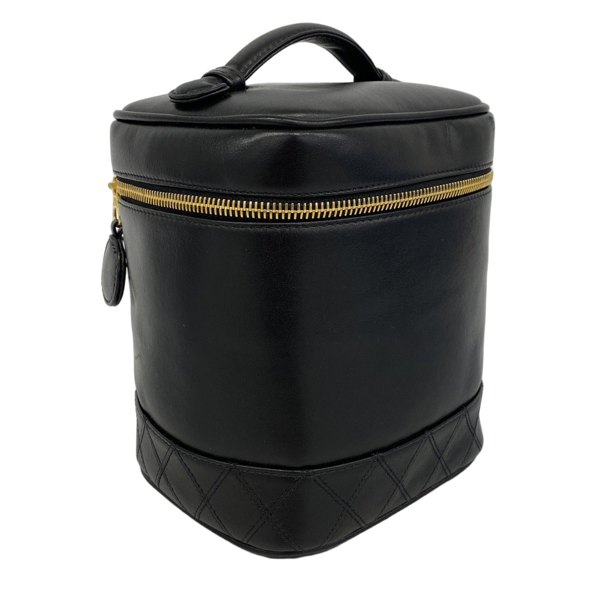 Chanel Vanity Bag Bicolor Lambskin Black Gold — view 2