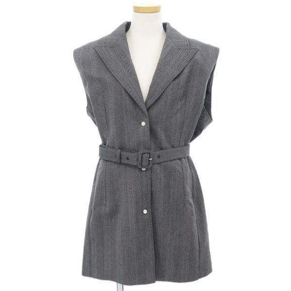 Prada Vest Wool Gray