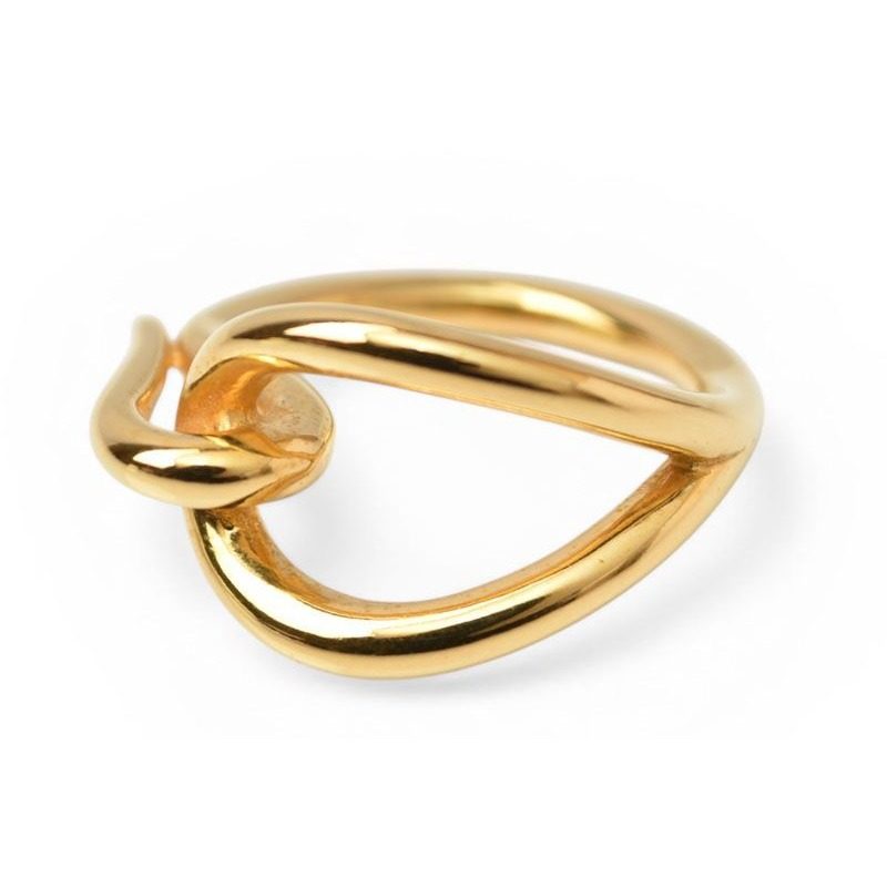 Hermes Scarf Ring Holder Jumbo Gold — view 2