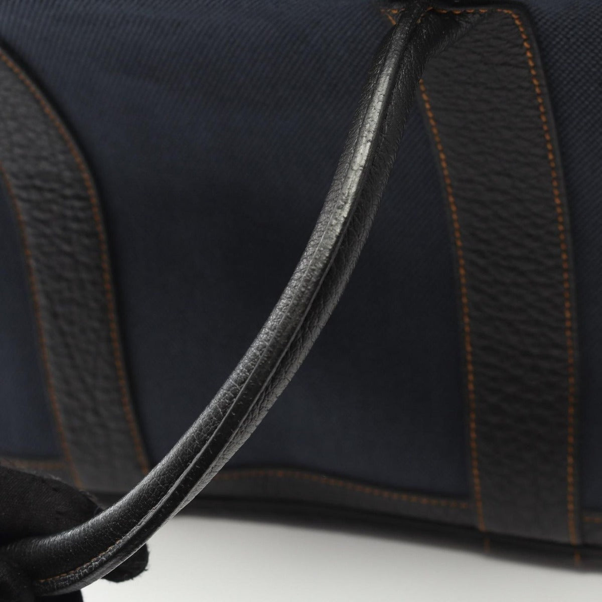 Hermes Tote Garden Party PM Denim Fonce Black Canvas Navy — view 9
