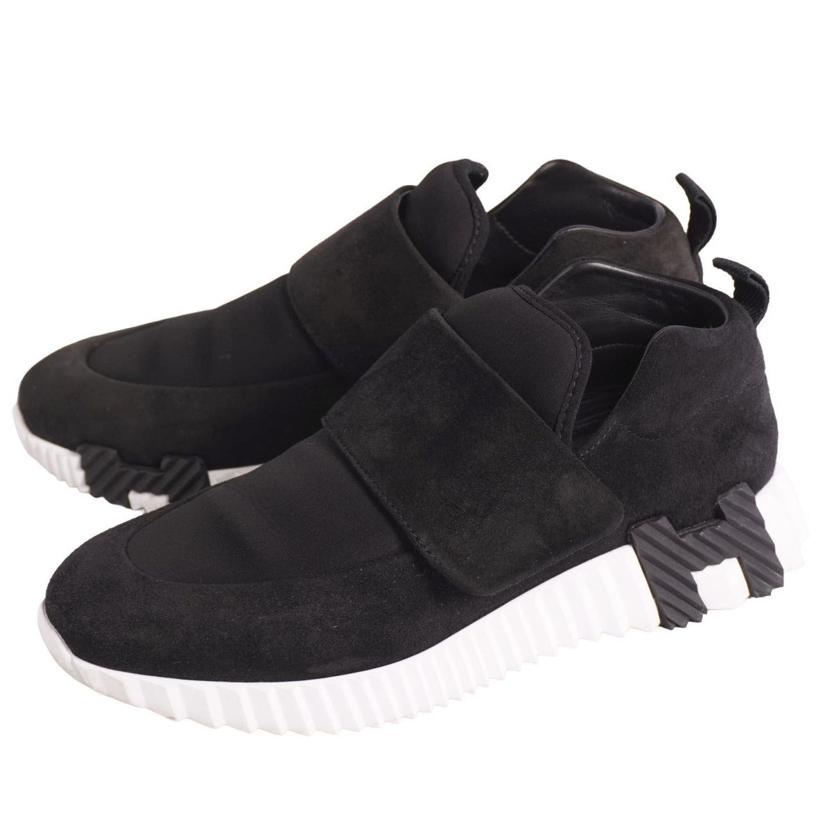 Hermes Sneakers H Car Cut Suede Dress — view 2