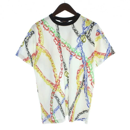 Louis Vuitton Multicolor Chain Print T-Shirt Short Sleeve Top All Over Pattern