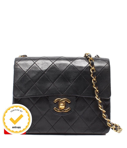 Chanel Chain Shoulder Bag Single Flap Gold Quilted 17 Lambskin 0