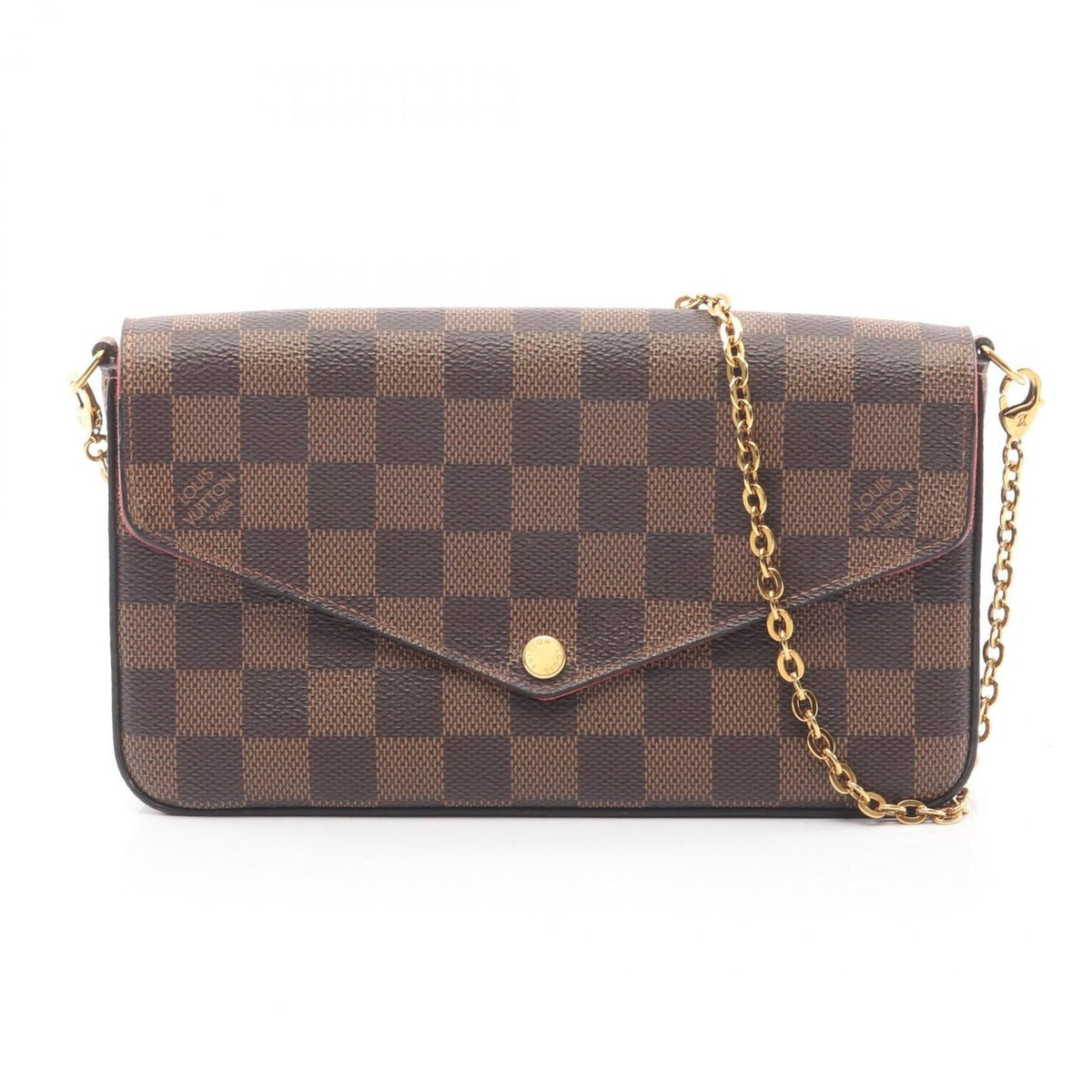 Louis Vuitton Shoulder Bag Pochette Felicity Canvas Ebene Brown