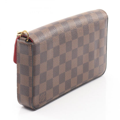Louis Vuitton Shoulder Bag Pochette Felicity Canvas Ebene Brown — view 2