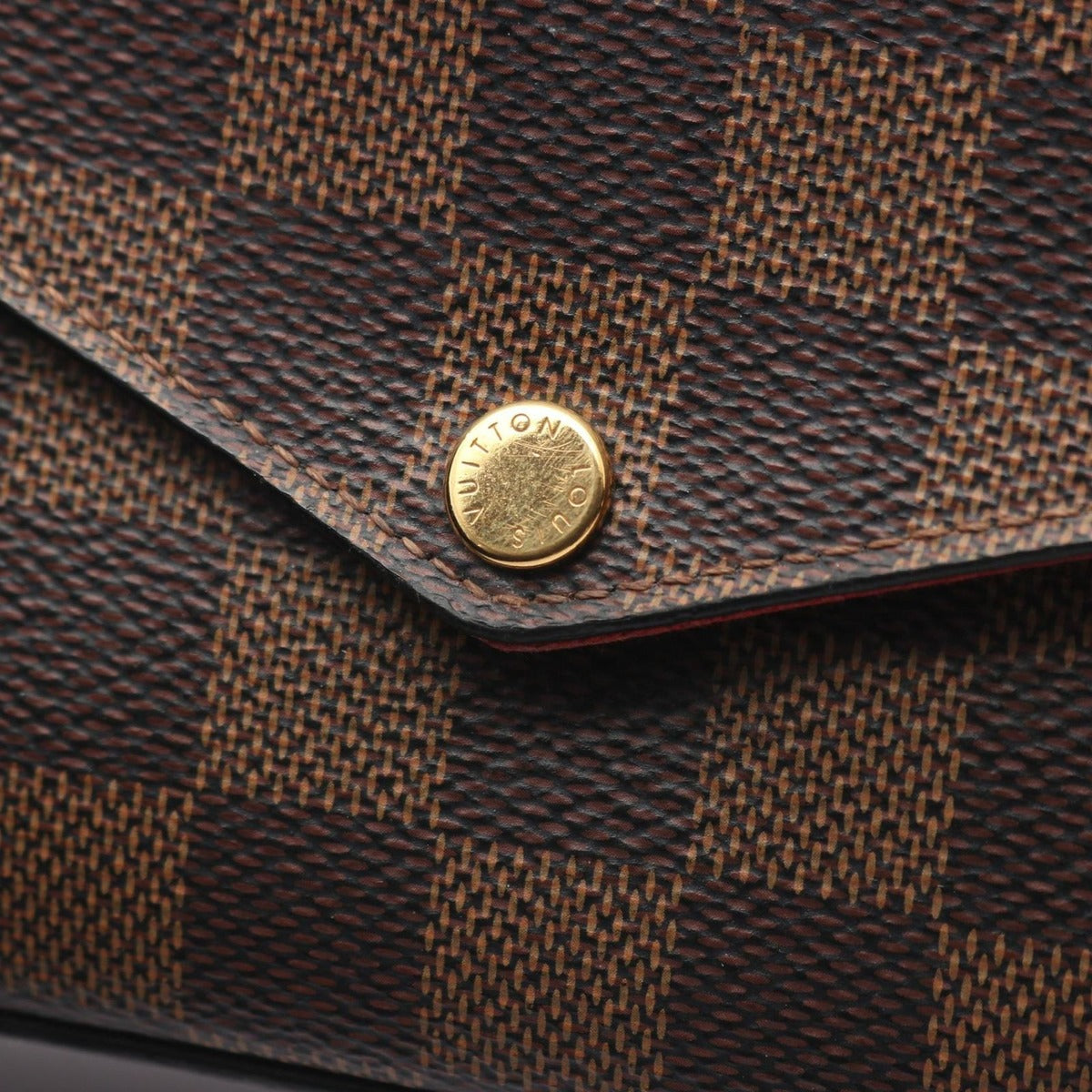 Louis Vuitton Shoulder Bag Pochette Felicity Canvas Ebene Brown — view 8