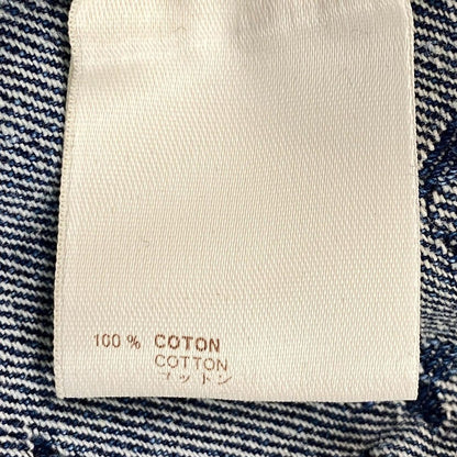 Louis Vuitton Id7 Vintage Monogram Jacquard Double Denim Jacket 38 Indigo — view 11