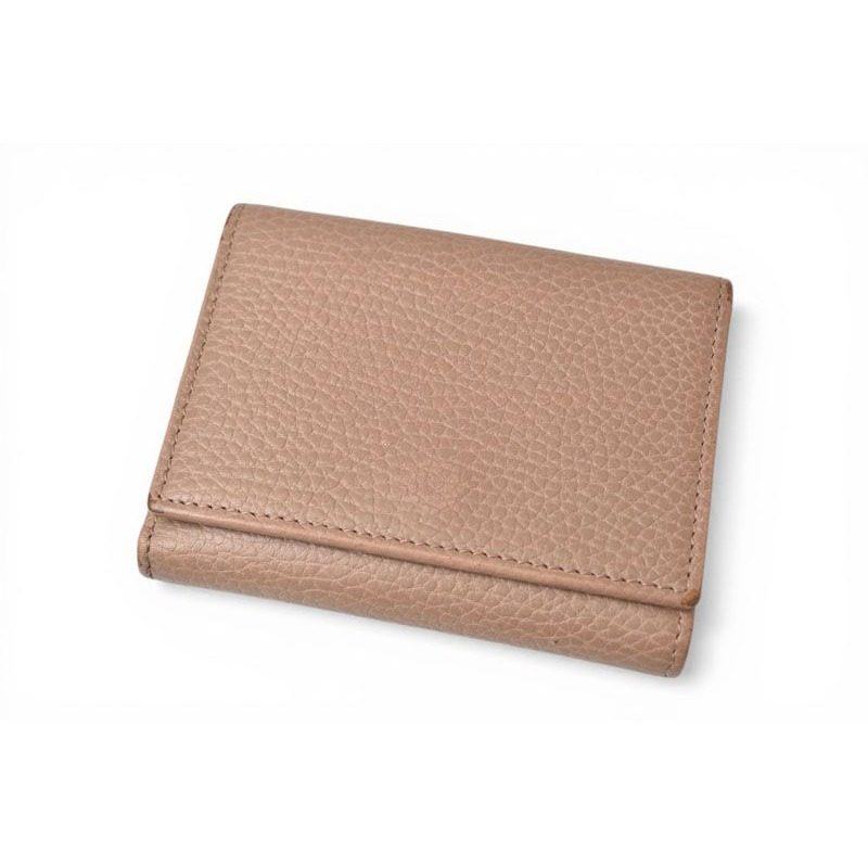 Gucci Mini Wallet Trifold Fold Petite Marmont Pink Beige — view 2