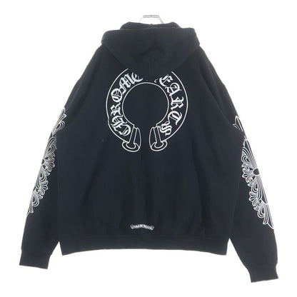 Chrome Hearts Sweatshirt Plvr Sleeve Floral Back Horse Shoe Print Pullover
