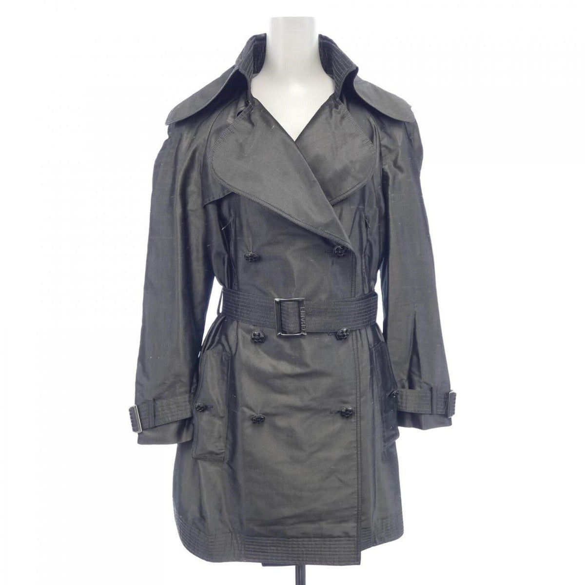 Chanel Coat Silk Gray