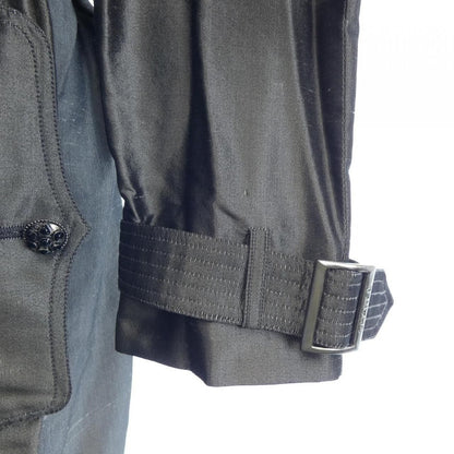 Chanel Coat Silk Gray — view 6