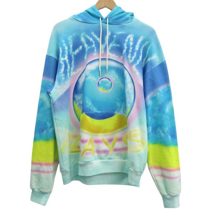 Celine Marcelo Lovin Heavenly Days Hoodie Pullover Cotton Blue Jacket
