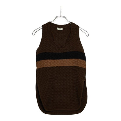 Fendi Knit Vest Size 36 Brown Cotton Nylon