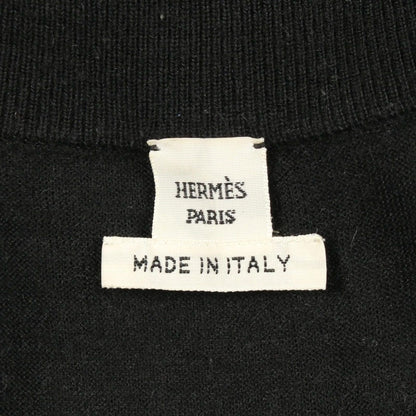 Hermes Knit Twill Lane Harnais de Cour Cashmere Silk Scarf — view 3