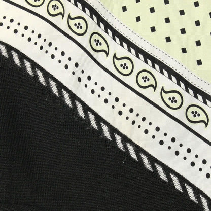 Hermes Knit Twill Lane Harnais de Cour Cashmere Silk Scarf — view 5