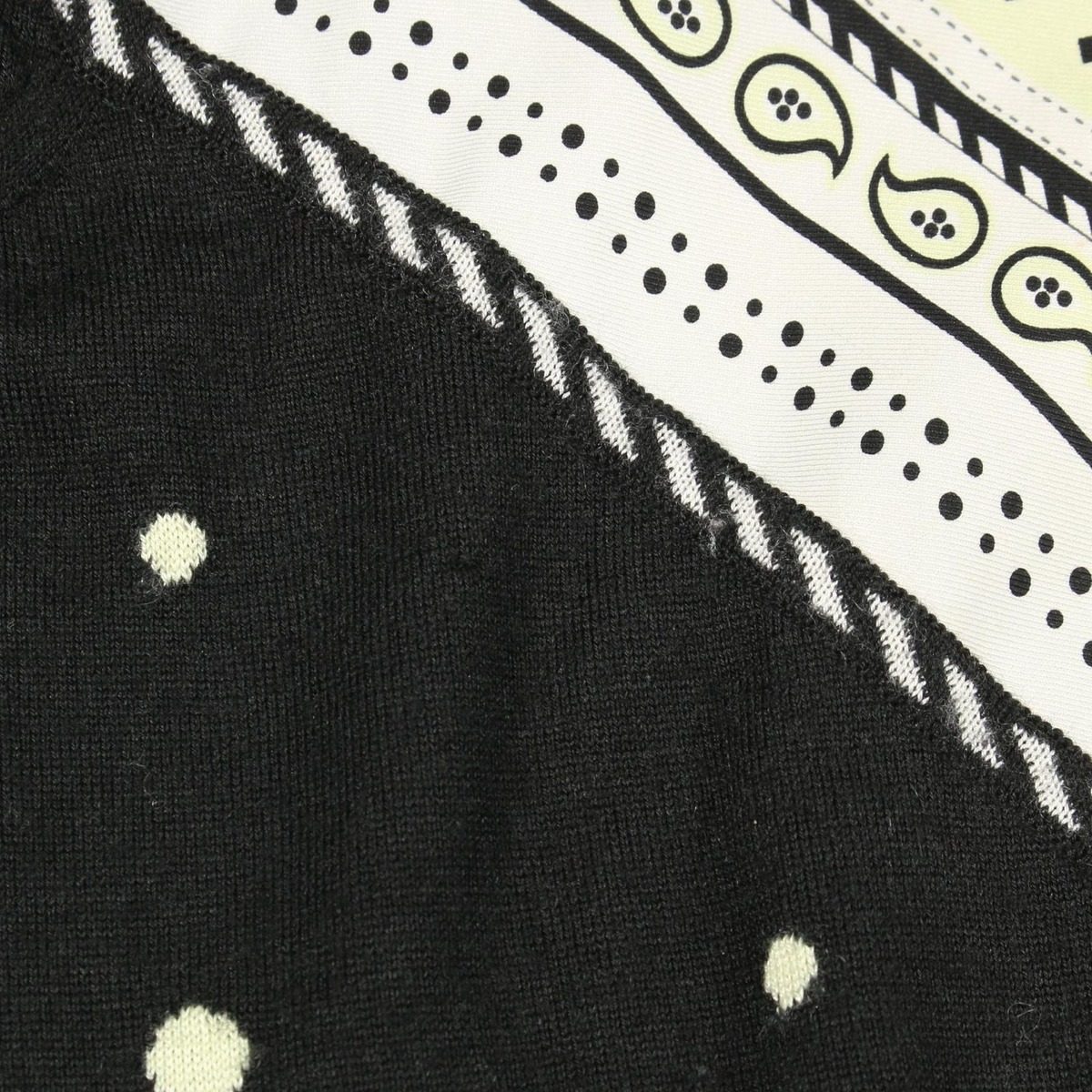 Hermes Knit Twill Lane Harnais de Cour Cashmere Silk Scarf — view 8