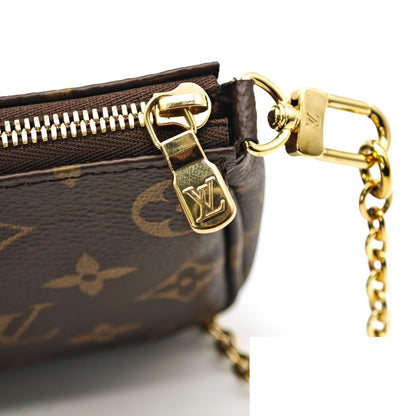 Louis Vuitton Multi Pochette Accessoires 2-Way Shoulder Bag Khaki Strap