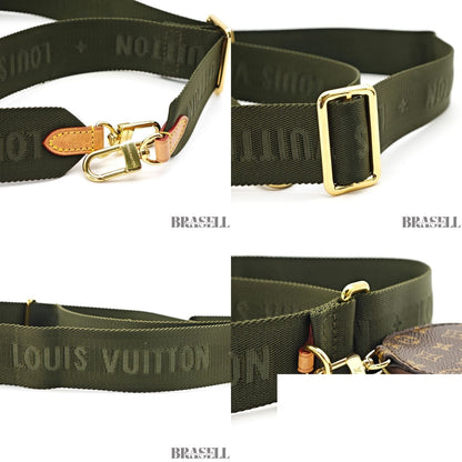 Louis Vuitton Multi Pochette Accessoires 2-Way Shoulder Bag Khaki Strap