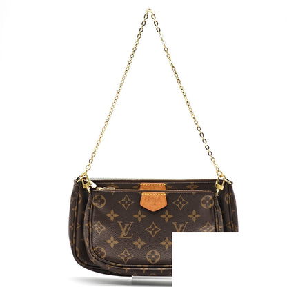 Louis Vuitton Multi Pochette Accessoires 2-Way Shoulder Bag Khaki Strap
