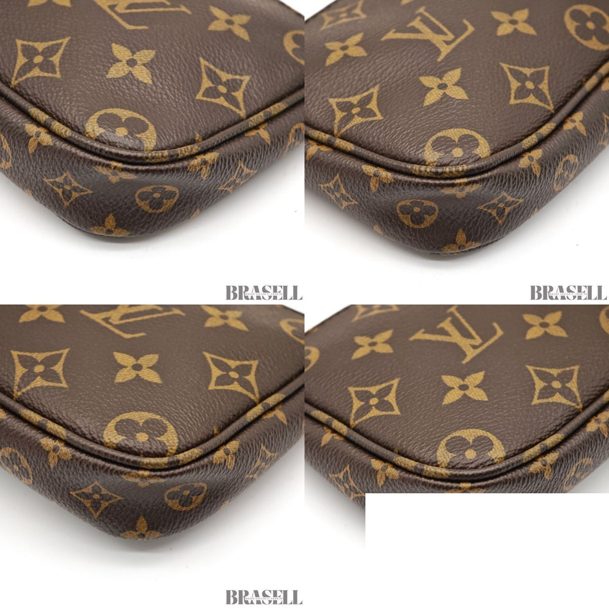 Louis Vuitton Multi Pochette Accessoires 2-Way Shoulder Bag Khaki Strap