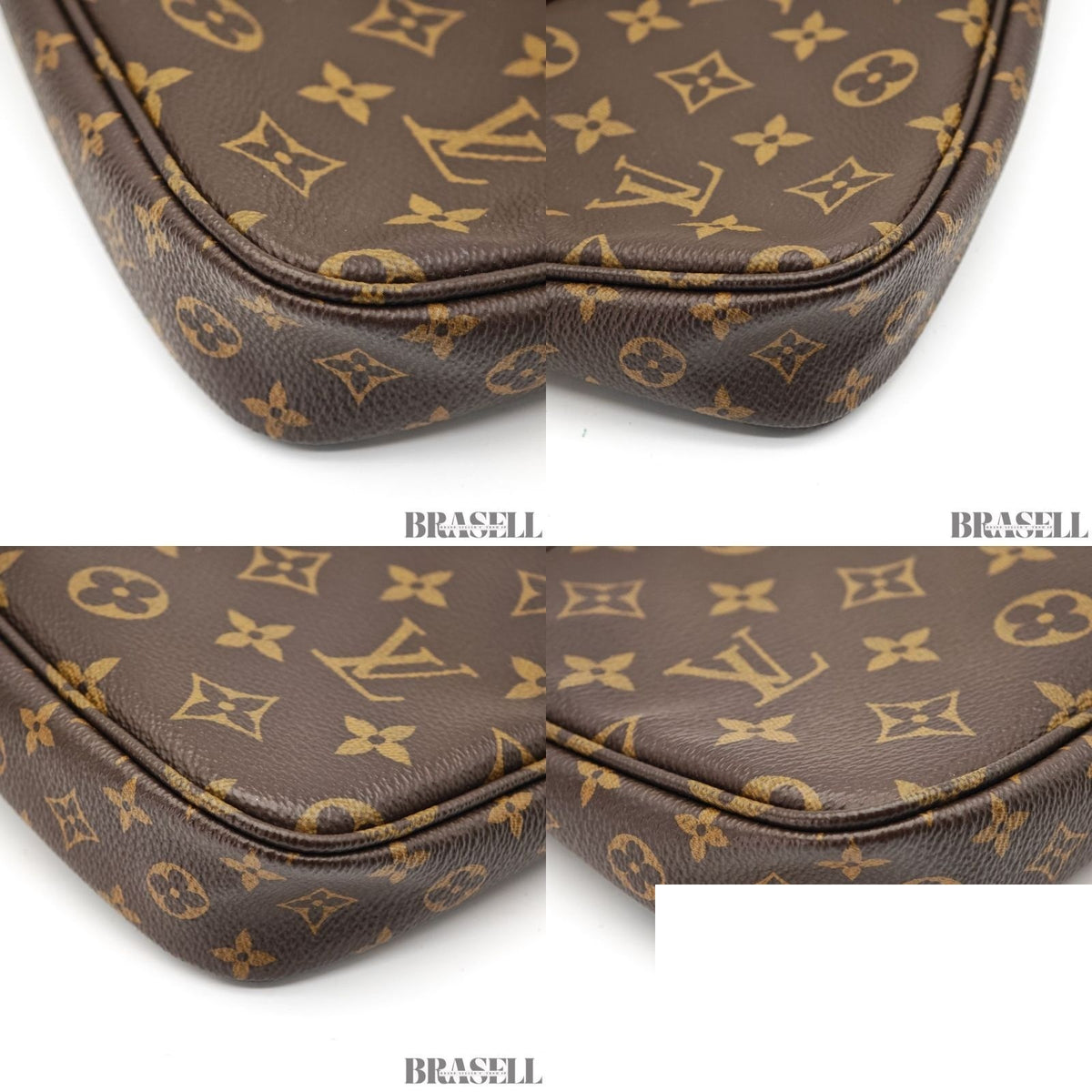 Louis Vuitton Multi Pochette Accessoires 2-Way Shoulder Bag Khaki Strap