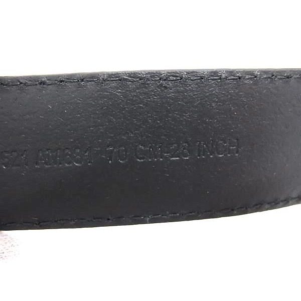 Dolce & Gabbana Leather Gold Belt 70 cm Black — view 5