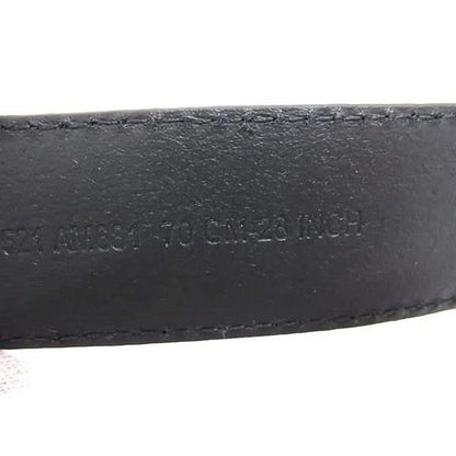 Dolce & Gabbana Leather Gold Belt 70 cm Black — view 5