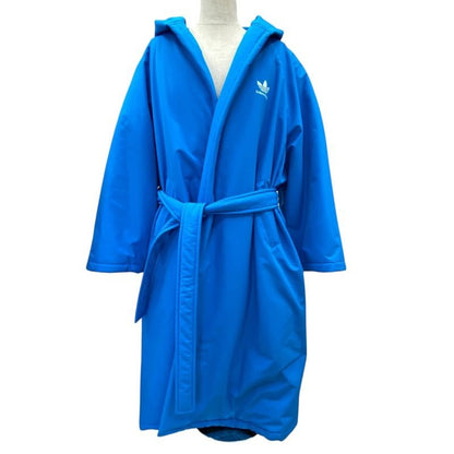 Balenciaga Adidas Bathrobe Coat With Belt Outerwear Blue 23 SS