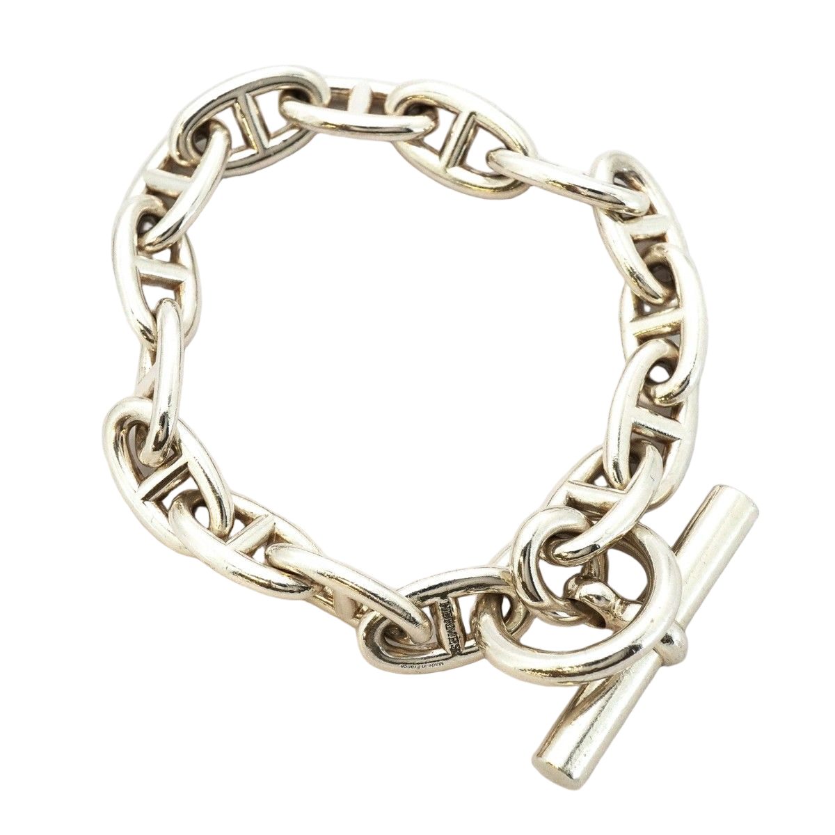 Hermes Bracelet Chaine D'ancre GM 925 Sterling Silver — view 2