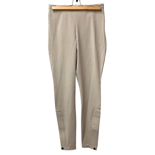 Hermes Pants Logo Leggings Nylon Beige
