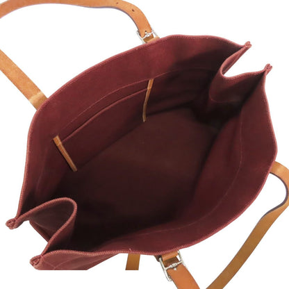 Hermes Etriviere Elan Bordeaux Silver Toilego Tote Bag — view 4