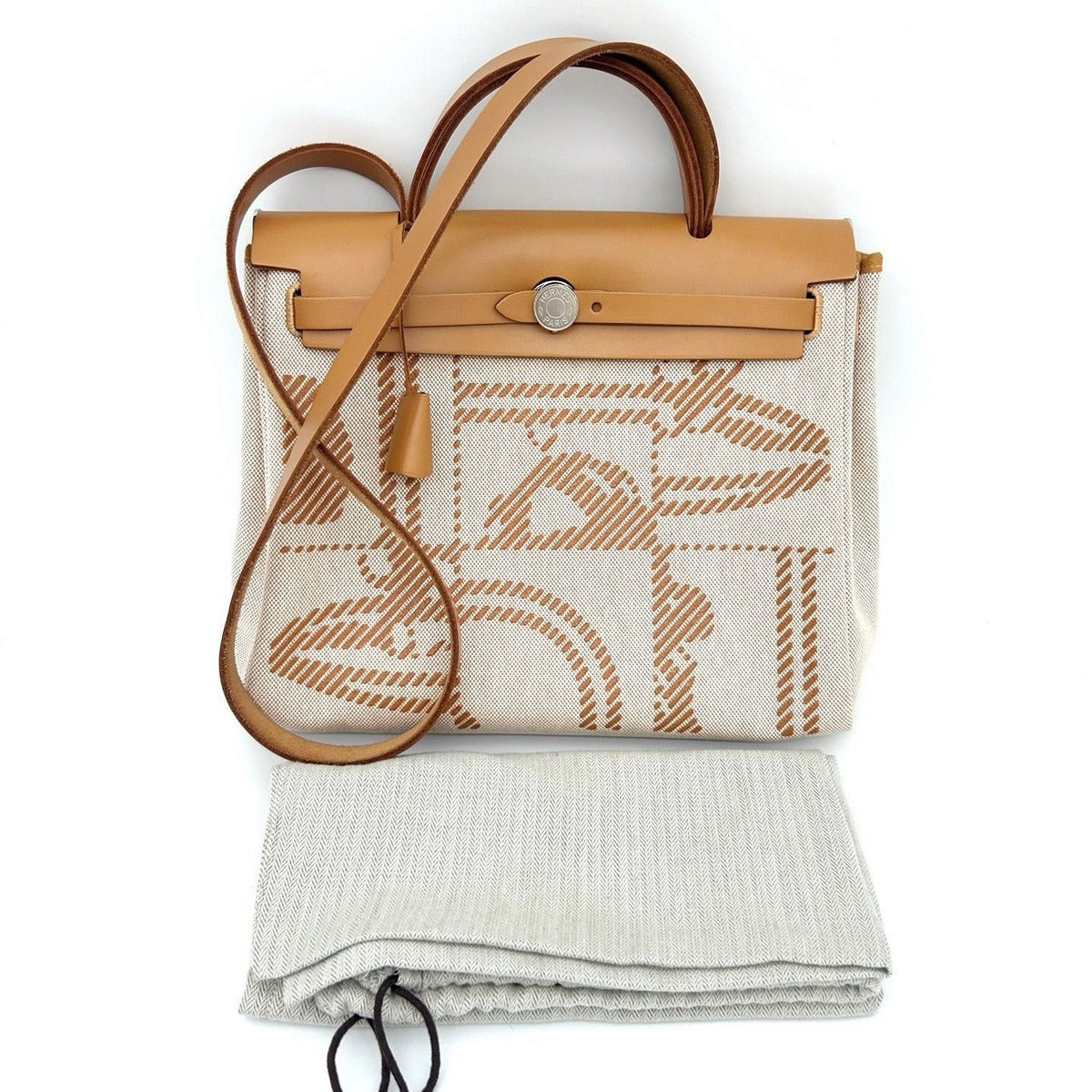 Hermes Herbag Zip 31 PM Time Brides de Gala Order Natural Sable Ecru Vache